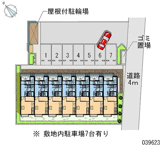 ★手数料０円★さいたま市西区土屋　月極駐車場（LP）